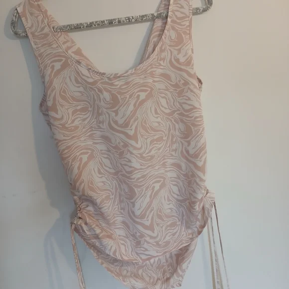 Bliss Swirl Patterned Tank Top in Soft Pink - Picture 8 of 9